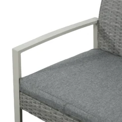 Outsunny-4 Piece Rattan Sofa Set - Grey -Günstiges Grün Ecke Geschäft LfZ3d617eecc29b7a d53e7958 fec1 4b8d b07b 033a4c9aec54