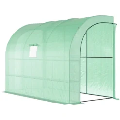 Outsunny Lean To Greenhouse 300L X 150W X 215Hcm - Green -Günstiges Grün Ecke Geschäft LwTdaa186bb744ef2 jpg