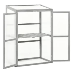 OUTSUNNY Lean To Green House