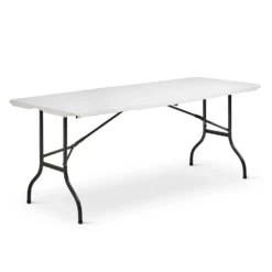 Silver & Stone Folding Camping Trestle Table 6ft 180 X 75 X 73cm - White -Günstiges Grün Ecke Geschäft MicrosoftTeams image 687