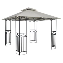 Silver & Stone Outdoor Winchester Premium Gazebo 3m X 3m - Beige -Günstiges Grün Ecke Geschäft MicrosoftTeams image 826