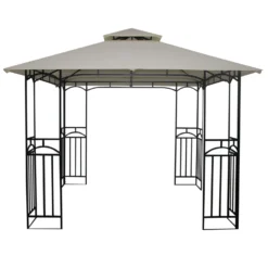 Silver & Stone Outdoor Winchester Premium Gazebo 3m X 3m - Beige -Günstiges Grün Ecke Geschäft MicrosoftTeams image 833