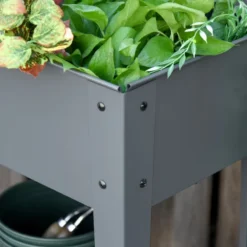 Outsunny Raised Garden Bed With Wheels And Bottom Shelf Outdoor 104 X 39 X 80cm -Günstiges Grün Ecke Geschäft Nopfc91859f860095 jpg