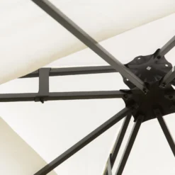 OutSunny 3x3 Garden Gazebo - Cream -Günstiges Grün Ecke Geschäft Nxu54a17dc4545c86