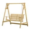 Outsunny 2 Seater Wooden Swing Bench
