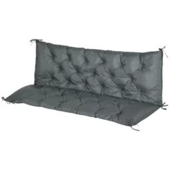Outsunny Bench Cushion 3 Seater - Dark Grey -Günstiges Grün Ecke Geschäft PCxdaa186cb529bc8 jpg
