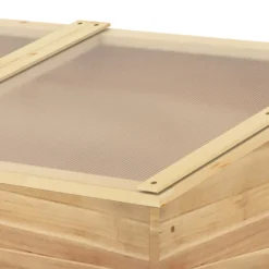 Outsunny Wood Cold Frame Greenhouse -Günstiges Grün Ecke Geschäft PvUbbd17e2eb5f65a