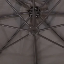 Outsunny Cantilever Banana Parasol 4m - Grey -Günstiges Grün Ecke Geschäft QNA3d618138b461de jpg