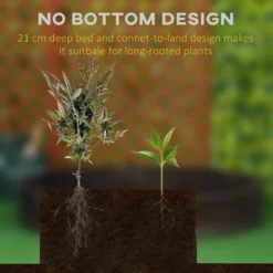 Outsunny Round Cultivation Bed -Günstiges Grün Ecke Geschäft SKRb1017edc657c91 a30a3e85 af3c 48aa 9da3 4868703904aa