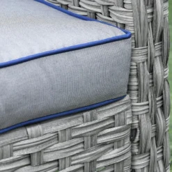 Outsunny Rattan Dining Furniture Set 6 Seater- Grey -Günstiges Grün Ecke Geschäft T45756188ff9589eb jpg