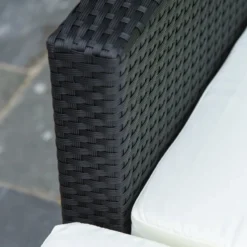 Outsunny Rattan Sofa Set With Coffee Table - Black -Günstiges Grün Ecke Geschäft T9ff15186543da745 jpg