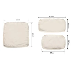 Outsunny-Rattan 6 Seat Cushion Replacement Set -Günstiges Grün Ecke Geschäft Tsw33117dc554b0d4