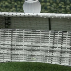 Outsunny 7pc Rattan Garden Furniture Dining Set Wicker Patio Conservatory Seater -Günstiges Grün Ecke Geschäft Ua1d4d17eecc2921c jpg