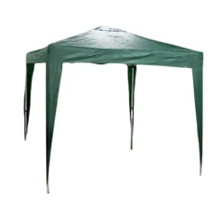Silver & Stone Outdoor Pop Up Garden Gazebo 3m X 3m - Green