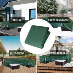 Outsunny Furniture Cover - Green -Günstiges Grün Ecke Geschäft V73c9e17dc32f5f5b
