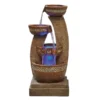La Hacienda Water Feature - Azure Columns Inc LEDS Water Feature