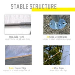 Outsunny Gazebo Marquee Party Tent Wedding Canopy Steel Frame Water Resistant Size 6x4 M-White -Günstiges Grün Ecke Geschäft Xkoc2a17dc466abe5 4fa5dee3 e75e 4f1d 919a a2ff06dadfdf