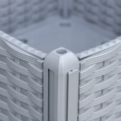 Outsunny Raised Bed Plastic Set Of 4 40x40x44cm - Grey -Günstiges Grün Ecke Geschäft Yv9d4d1801c80ad8e jpg