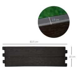 Outsunny Plastic Planter 6 Panels Raised Garden Bed -Günstiges Grün Ecke Geschäft Z4Ja1217edc657cb5 9b23869f 2c76 49b4 80ab 6b60cc6d4f1f