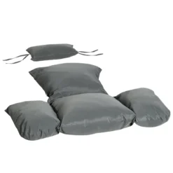 Outsunny Seat Cushion Set - Grey (Chair Not Included)