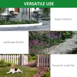 Outsunny Garden Decorative Fence Panels 44in X 12ft -Günstiges Grün Ecke Geschäft aftc4317dc28a933e 5a901ae6 2836 49ba b6b6 9bee027bff0a