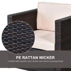 Outsunny-Rattan Bistro Set -Günstiges Grün Ecke Geschäft b1E25717dc41d6728 43320c51 dda1 442b a4cc 3d214d9085f1