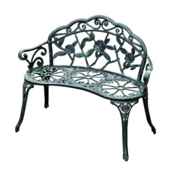 Outsunny Antique Style Garden Bench - Green -Günstiges Grün Ecke Geschäft bOMf9b17dc49d9411 4117ca13 5695 46b8 bafa b453a1ff3215