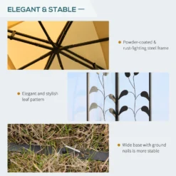 Outsunny Netting Gazebo - 4 Piece Sidewalls -Günstiges Grün Ecke Geschäft c3hdbe17dc30ac18e 60a96dba 66d6 4138 a07a 6e98684a9fdd