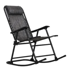 Outsunny Rocking Chair Folding - Grey -Günstiges Grün Ecke Geschäft c71daa17f68a05c75 jpg