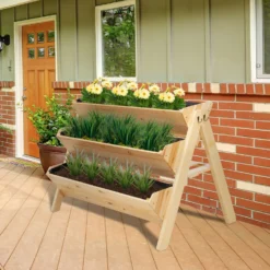 OUTSUNNY 3 Tier Garden Bed -Günstiges Grün Ecke Geschäft cBA6ff17edc657d89 63cb0ba6 e8da 4b22 9801 9b2a99ffb7c3