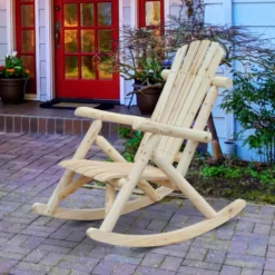 Outsunny Adirondack Rocking Chair -Günstiges Grün Ecke Geschäft d3q6ff18194313367 jpg
