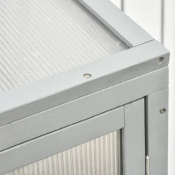 OUTSUNNY Lean To Green House -Günstiges Grün Ecke Geschäft dKLfb617e90660f02