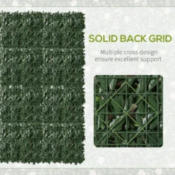 Outsunny Faux Green Floral Wall Trellis - 12 Pieces -Günstiges Grün Ecke Geschäft evt96217e2f02ca91 cab70ff0 8339 4fe0 8972 613a18b616a5