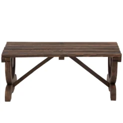 Outsunny Wooden Garden Stool/Bench - Brown -Günstiges Grün Ecke Geschäft fdH80517dc127348c fa3caf13 97a4 4c36 8d3e 6eda2a5c1dc8