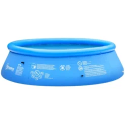 Outsunny Swimming Paddling Pool Round 274cm X 76cm - Blue -Günstiges Grün Ecke Geschäft fs9daa1803a5f89f4 jpg