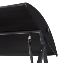 Outsunny Rattan Garden Swing Chair 3-Seater Black -Günstiges Grün Ecke Geschäft h2s75617eecc29c57 jpg