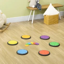 HOMCOM Sensory Balance Step Discs For Kids -Günstiges Grün Ecke Geschäft hUV6ff18294e799e7 jpg