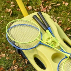 HOMCOM Badminton Set -Günstiges Grün Ecke Geschäft hh437417dc4545bed 65dfdefb e864 464c b9d8 8e3b5c82b9b5