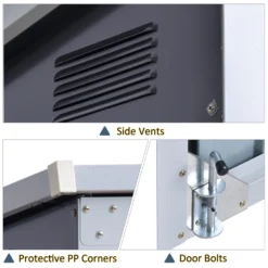 OUTSUNNY Storage Shed For Rubbish Bins -Günstiges Grün Ecke Geschäft i8Md7217dc5b04276 356cff4f 80e6 4fb5 a963 92fae77583af