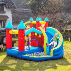 Outsunny Bouncy Castle With Pool -Günstiges Grün Ecke Geschäft in36ff17f010139bd jpg