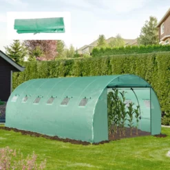Outsunny Greenhouse Cover Replacement 6 X 3 X 2m - Green -Günstiges Grün Ecke Geschäft jut6ff17ee2cefbb1 jpg