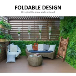 Outsunny Plant Pot Stand 80L X 37W X 93H Cm -Günstiges Grün Ecke Geschäft kCz756185156044ad jpg