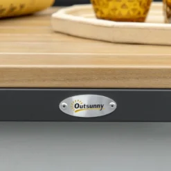 Outsunny Garden Sofa Set 4 Piece With Cushions - Grey -Günstiges Grün Ecke Geschäft kjP75617f52a16306 jpg