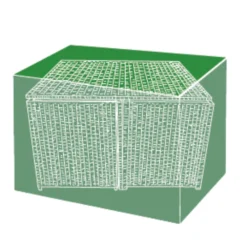 Silver & Stone Outdoor Furniture Cover For Cube Large - Dark Green -Günstiges Grün Ecke Geschäft large cube furniture cover 2