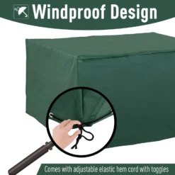 Outsunny Furniture Cover - Green -Günstiges Grün Ecke Geschäft lp8a3d17dc32f5f5b
