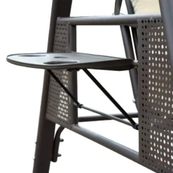 Outsunny Swing Seat 3 Seater - Beige -Günstiges Grün Ecke Geschäft m1T3dd17dc341aef5 jpg