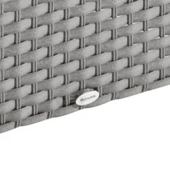 Outsunny 6PC Garden Rattan Sofa Set Bonzer Outdoor Furniture Patio Table Loveseat Stool Lounging Ottoman Aluminium Frame Wicker Weave Conservatory Grey -Günstiges Grün Ecke Geschäft mGG3d617eecc29421 6b9a16b7 a6e6 46f4 b0b2 b9808e218971