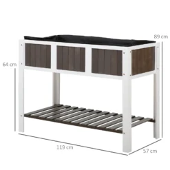 Outsunny Wooden Planter Raised Elevated Garden Bed -Günstiges Grün Ecke Geschäft mJL5a517dc49d9c77 f8bcf50c 8416 4665 bca9 f9ccd1c03734