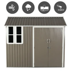 OUTSUNNY Garden Storage Shed -Günstiges Grün Ecke Geschäft mQ51df17dc1d3764c ec96d496 dba0 4d32 b0d4 4c2391541069
