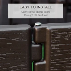 Outsunny Plastic Planter 6 Panels Raised Garden Bed -Günstiges Grün Ecke Geschäft md075617edc657cb5 18ea2012 2e9a 46b3 8907 628502fb8899